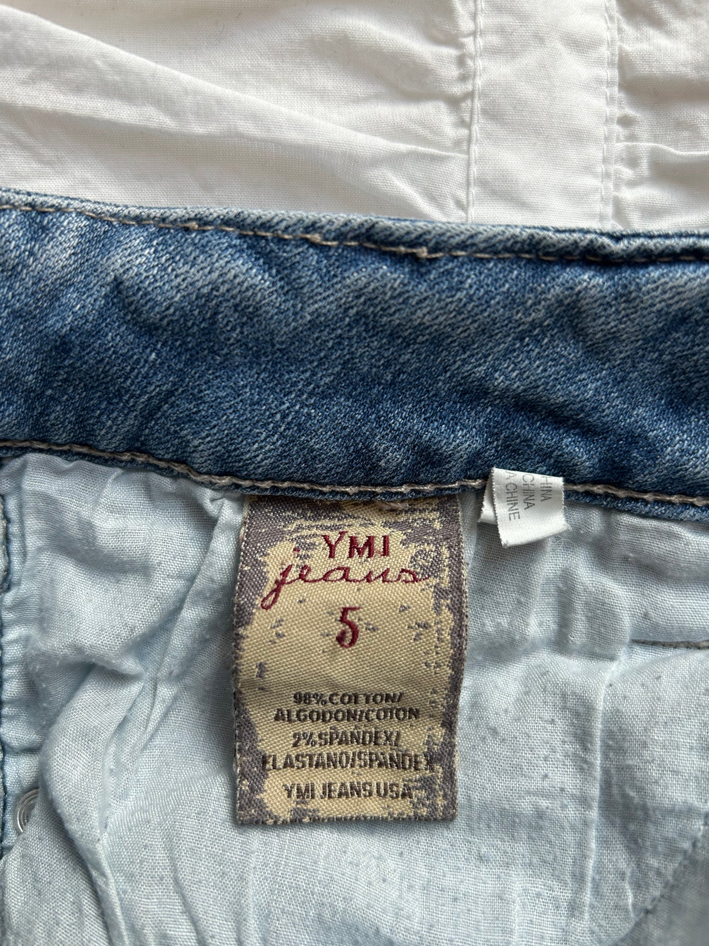 Vintage YMI Jeans Shorts Distressed Look