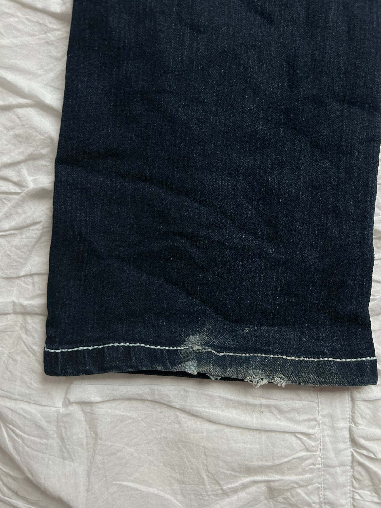 Vintage Candy Couture Jeans Embroidery & Rhinestone Details