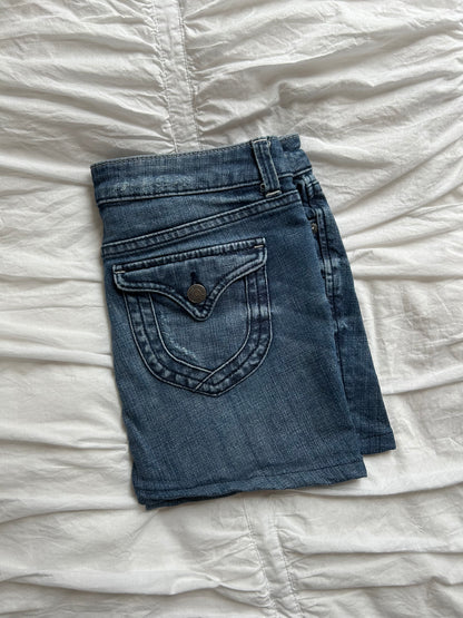 Vintage Minirock mit Statement-Backpockets