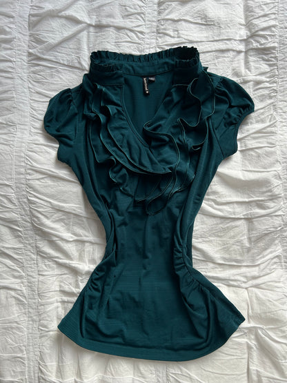 Heartsoul Top – Volant-Details & Stehkragen