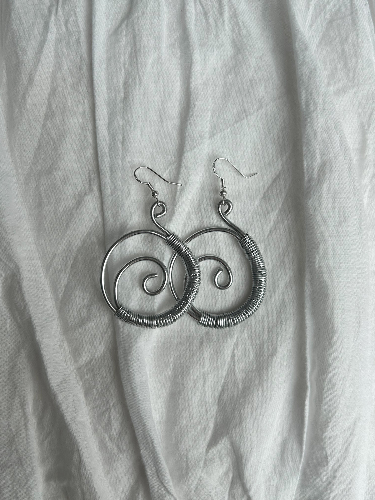 Hippie Festival Spiral Ohrringe