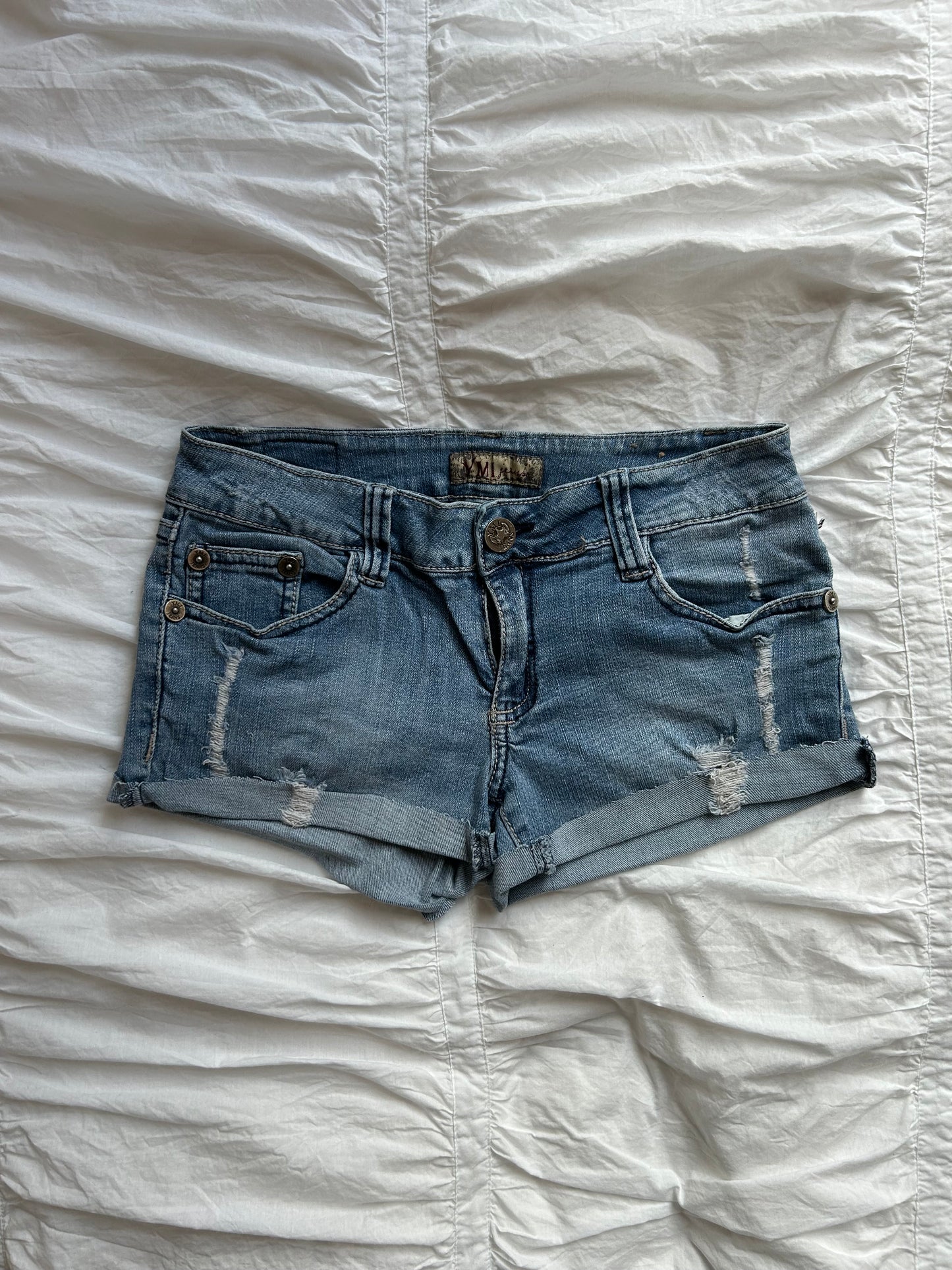 Vintage YMI Jeans Shorts Distressed Look