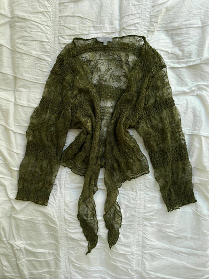 Vintage per una dünne Jacke – Florale Spitze-Still Alive