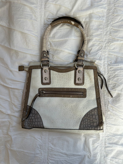 Vintage Guess Handtasche Romantisches Blumen-Design