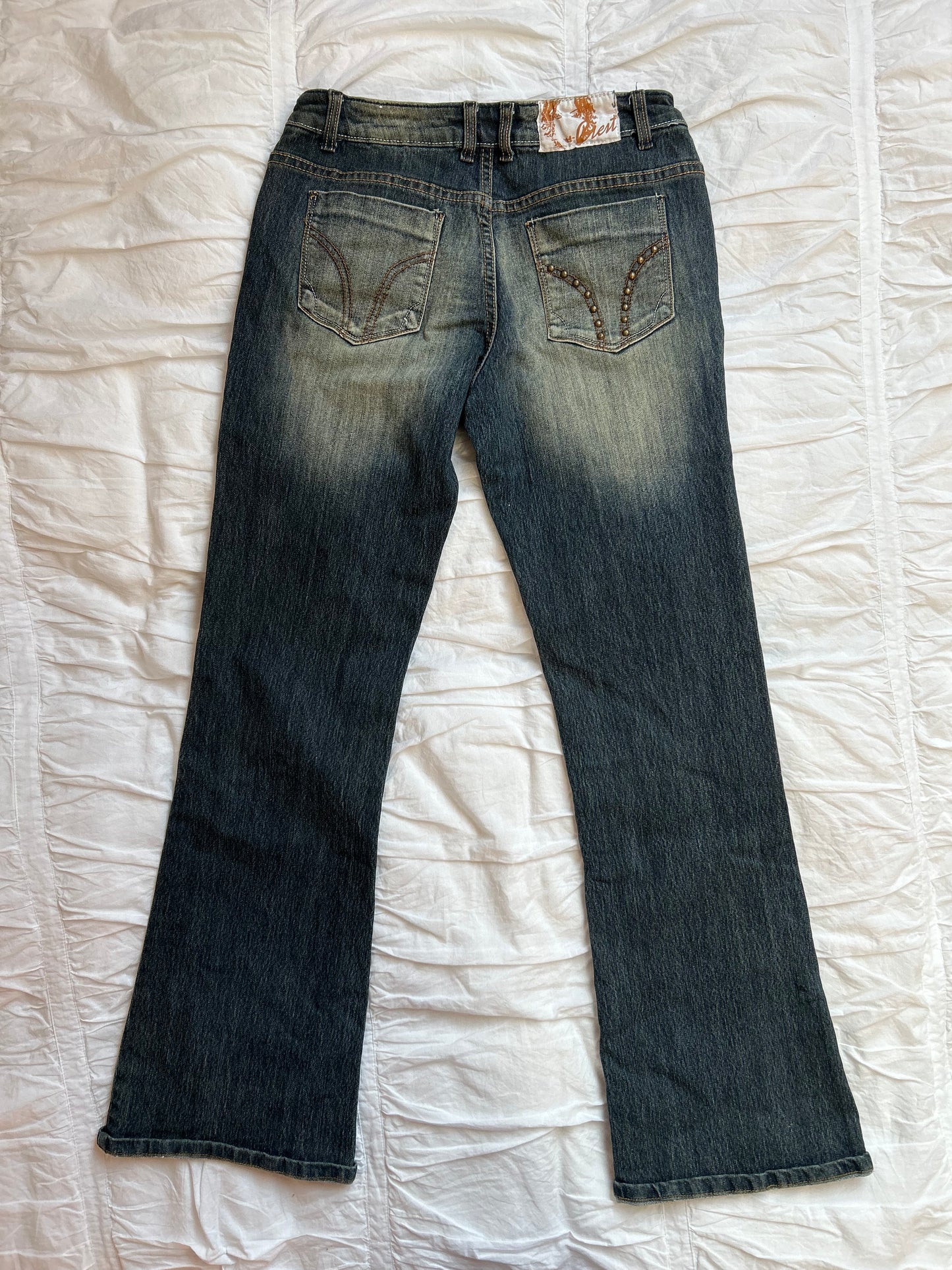 Vintage Crest Denim Bronze Studs & Sand Wash