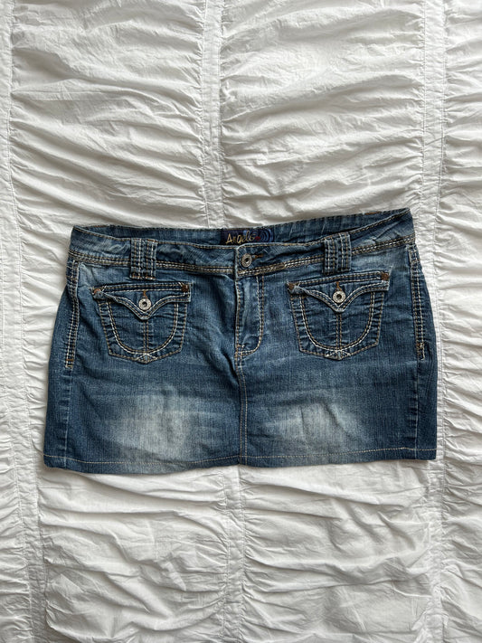 Vintage Angels Denim Minirock
