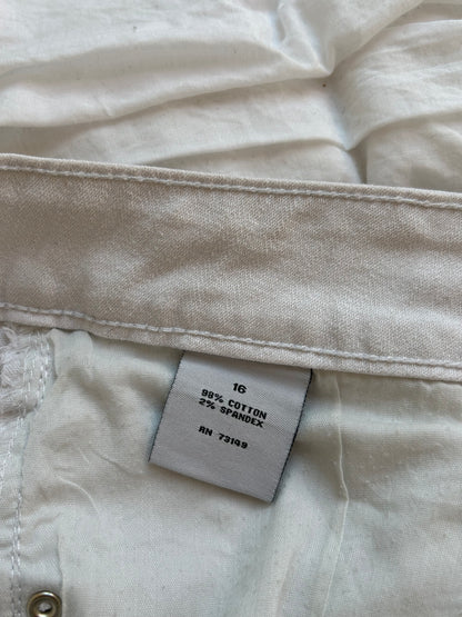 Vintage One 5 One Flare Jeans – Ornate Fleur-de-lis & Strass