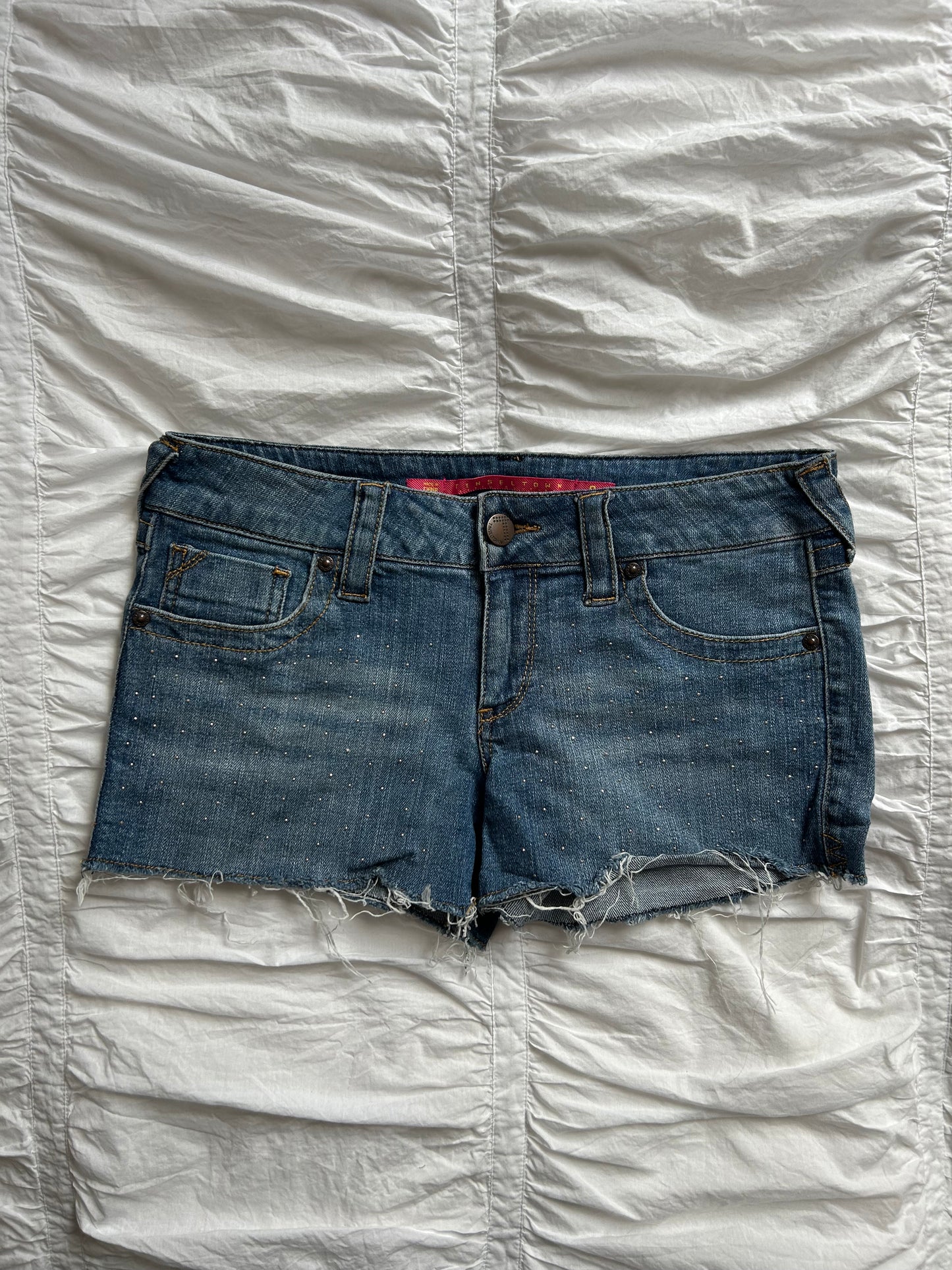 Vintage Tinseltown Denim Shorts Glitzer