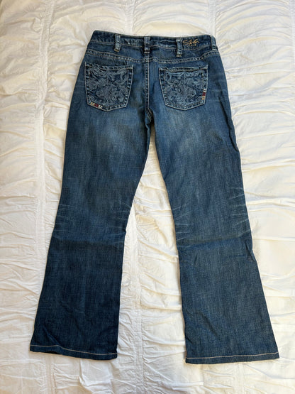 Vintage Silver Jeans Co. Bootcut mit Stickereien
