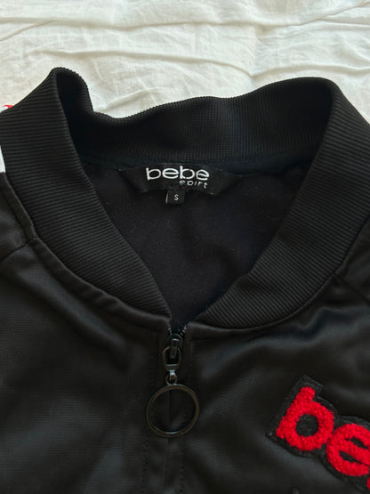 Vintage Bebe Sport Trainingsjacke – Pailletten & Kontraststreifen-Still Alive