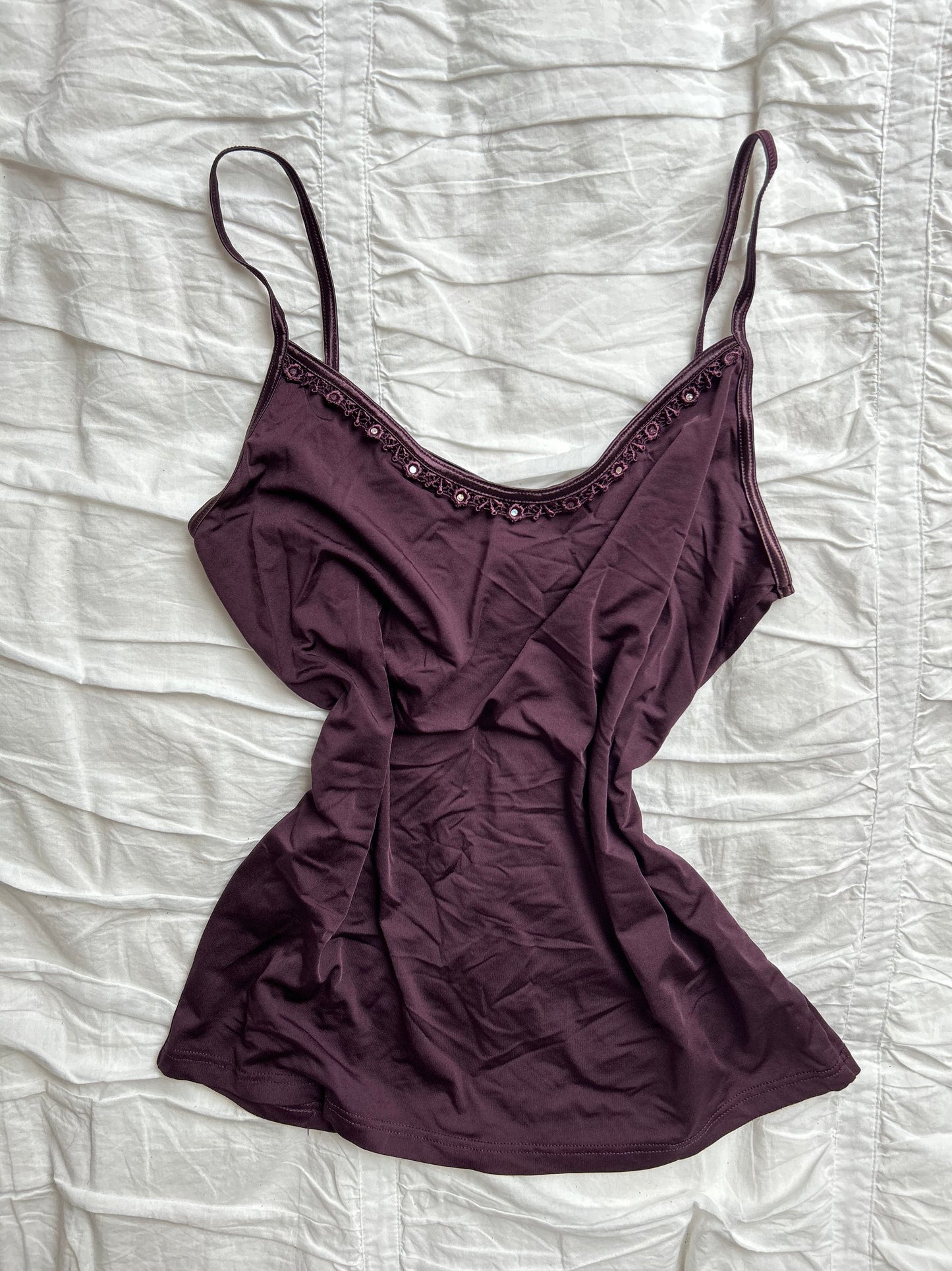 SPEIDEL Tanktop – Spitzenborte & Ziersteine