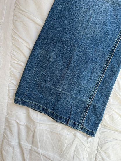 Vintage Richcow Flare Jeans – Tribal Embroidery & Studs