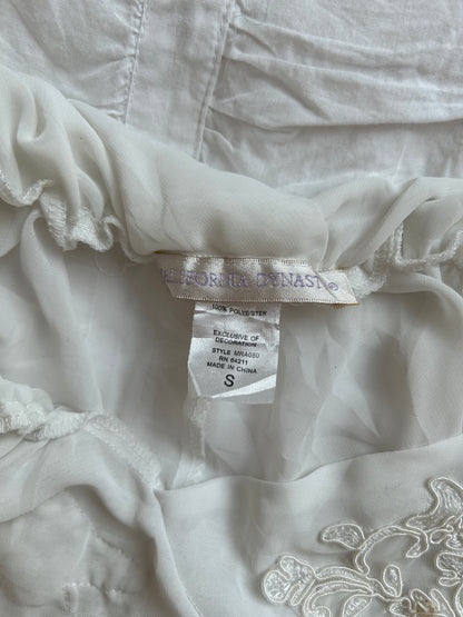 Vintage California Dynasty Babydoll – Pailletten & Stickerei