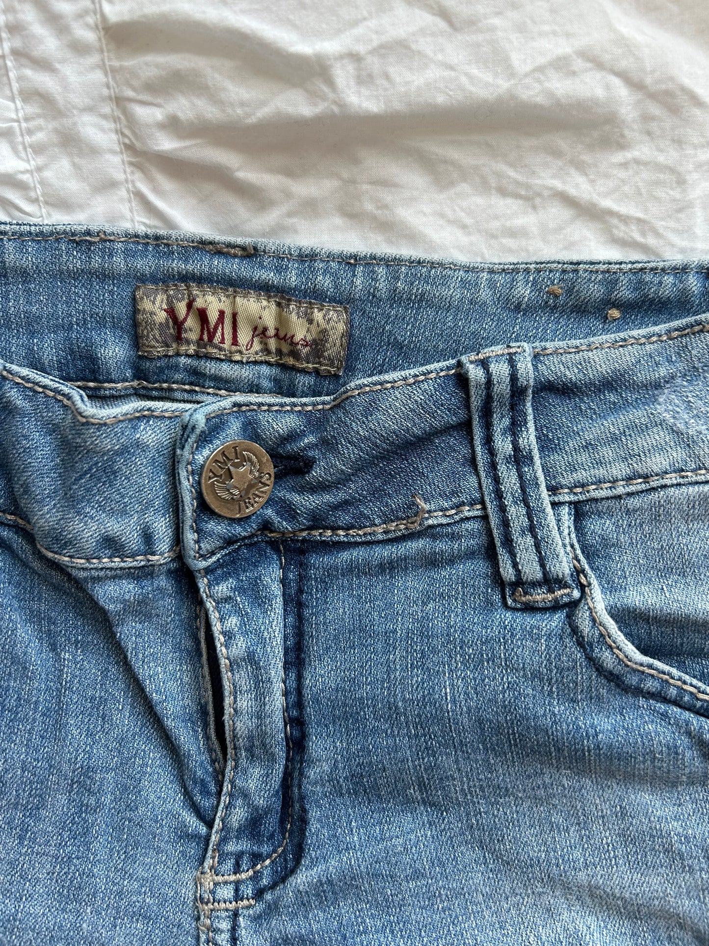 Vintage YMI Jeans Shorts Distressed Look