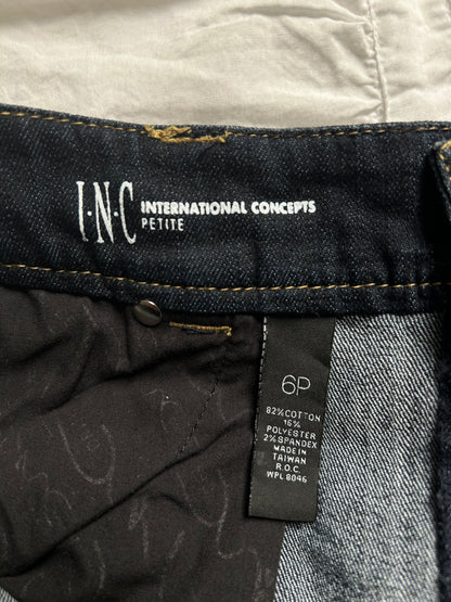 Vintage INC Denim Flare Jeans Studded Pocket Details