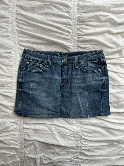 Vintage Minirock mit Statement-Backpockets