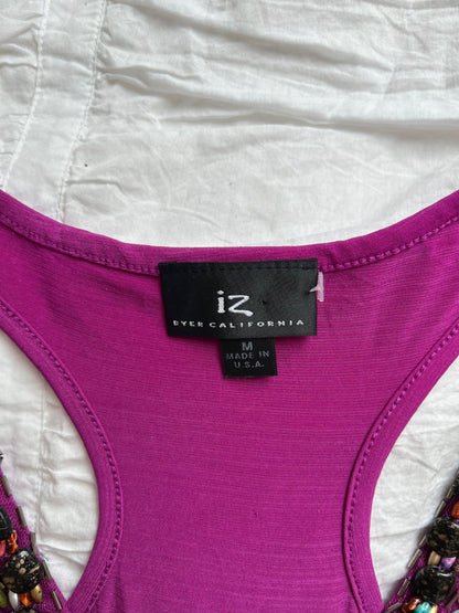 IZ Byer California Tanktop – Perlen-Applikation & Racerback