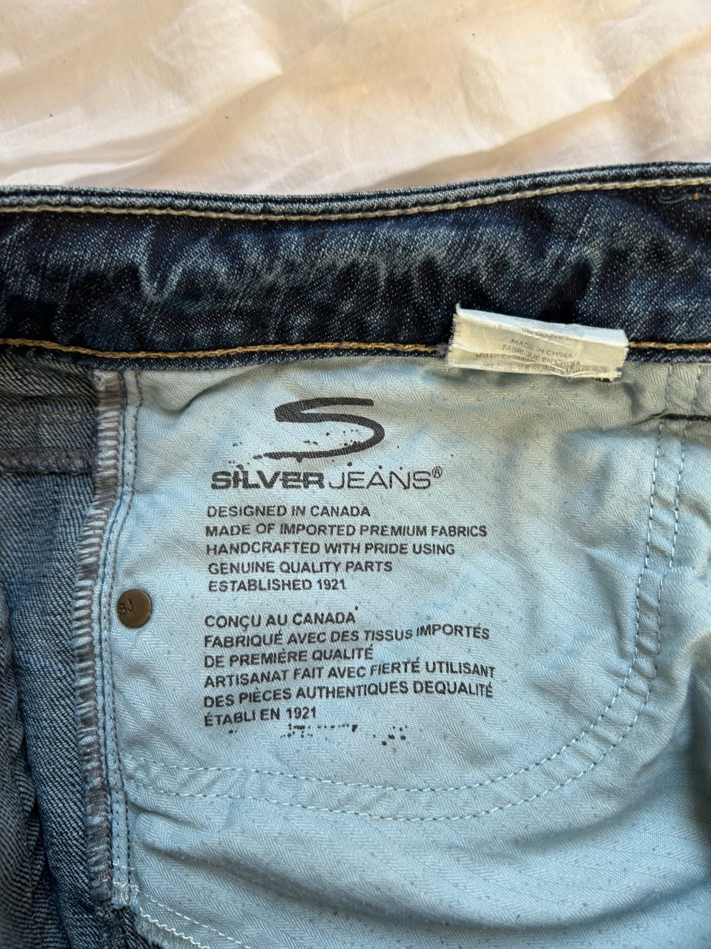 Vintage Silver Jeans Co. Bootcut mit Stickereien